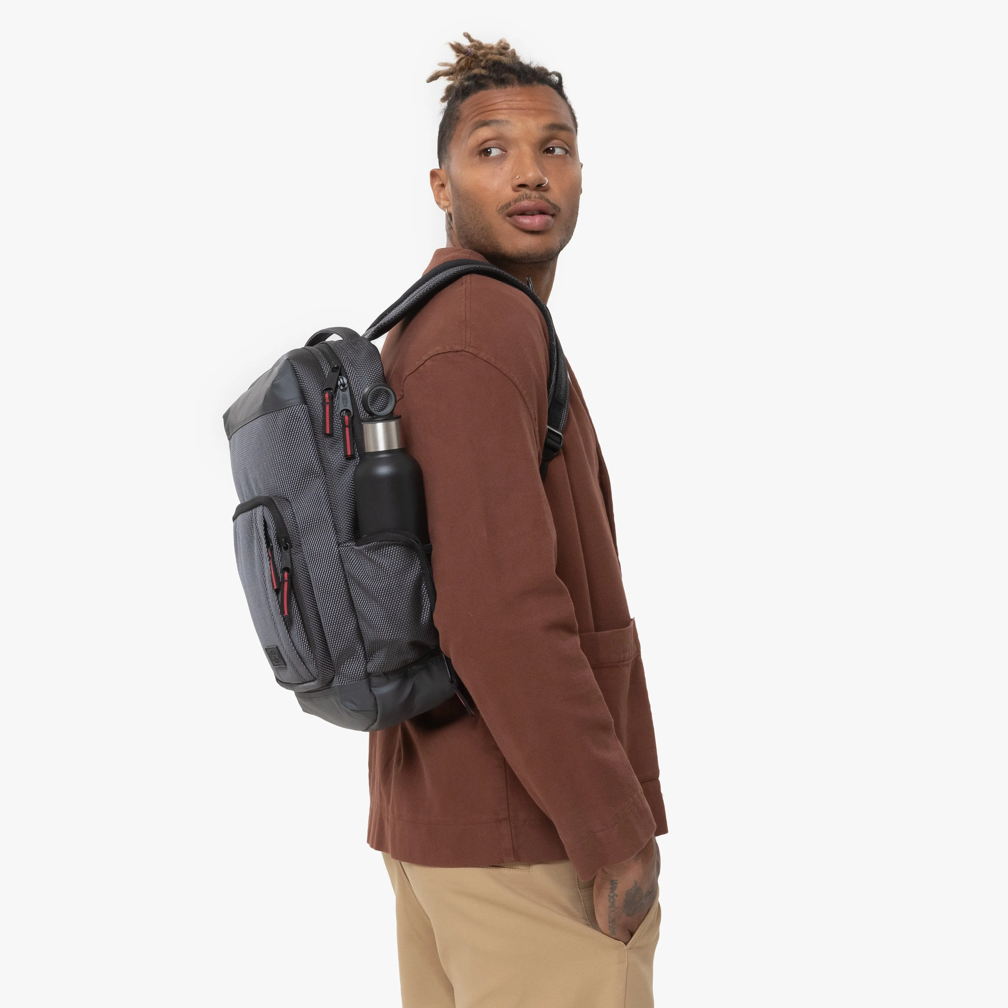 Eastpak Tecum S Cnnct Accent Grey Small Laptop Bag - EK0A5BAAI971