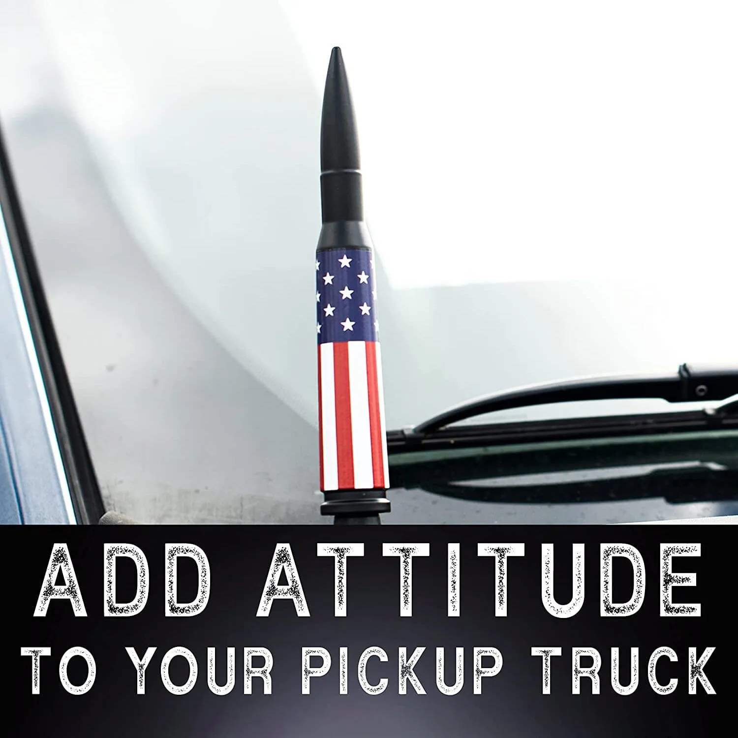 EcoAuto Badass Antenna Replacement for Dodge RAM and Ford F-Series