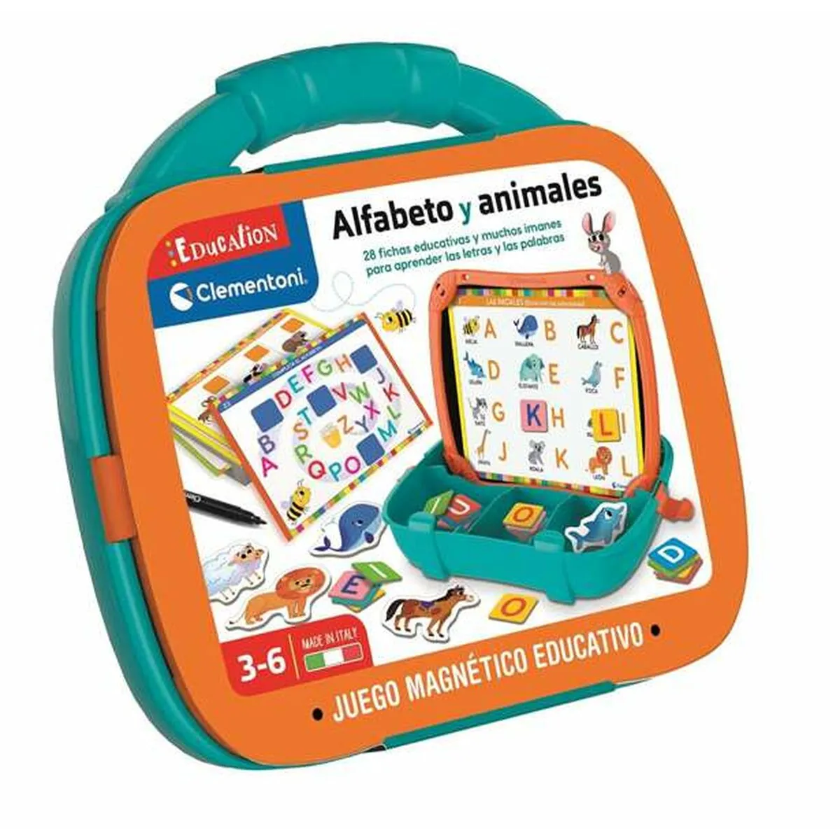 Educational Game Clementoni 27,5 x 23 x 5 cm Magnetic