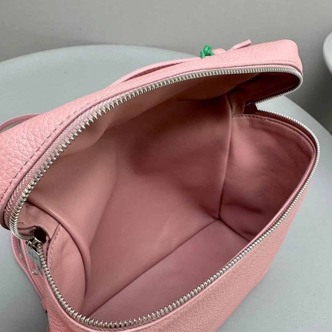 Extra Pocket Backpack 23 Pink Cowhide Shw