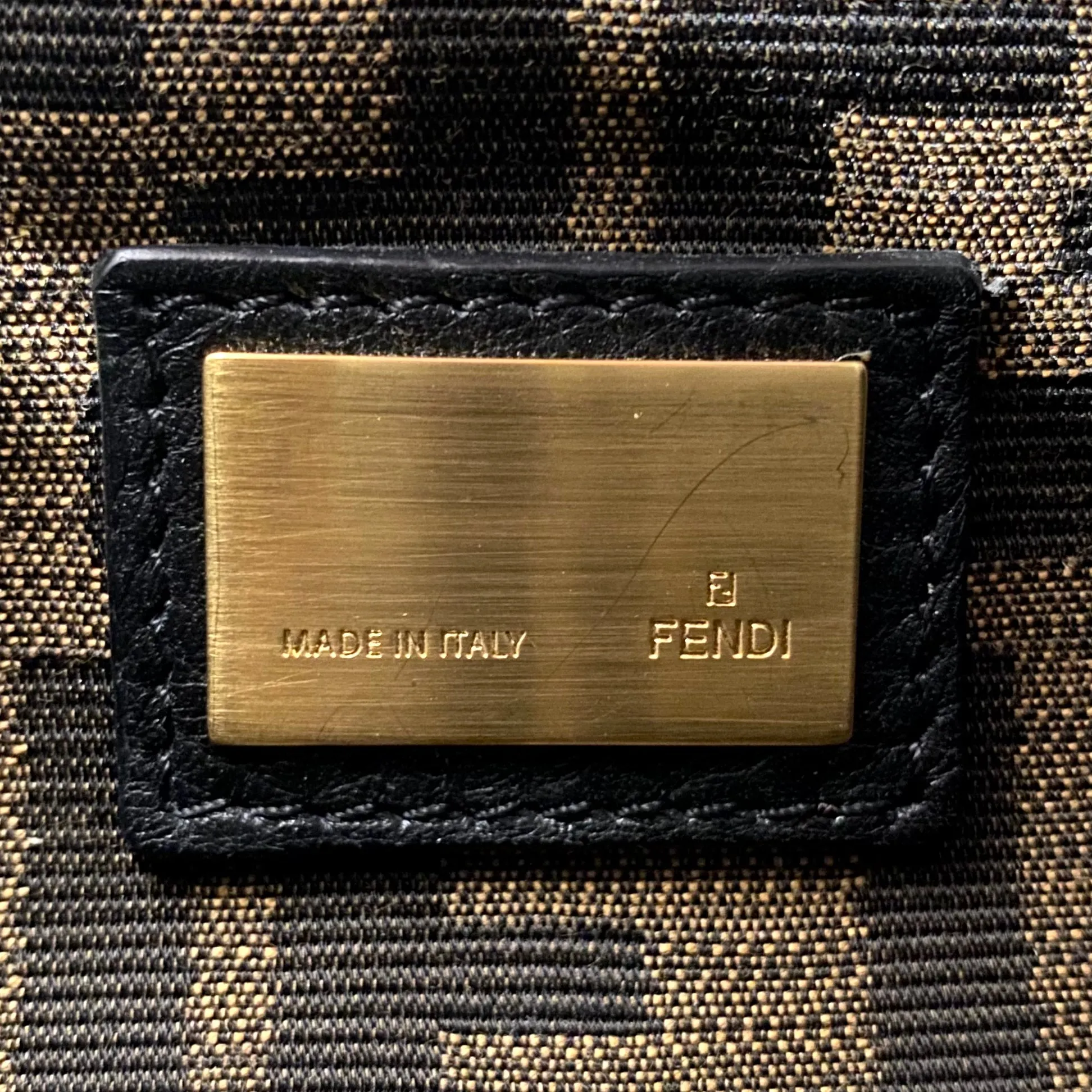 Fendi Black Medium Peekaboo Bag