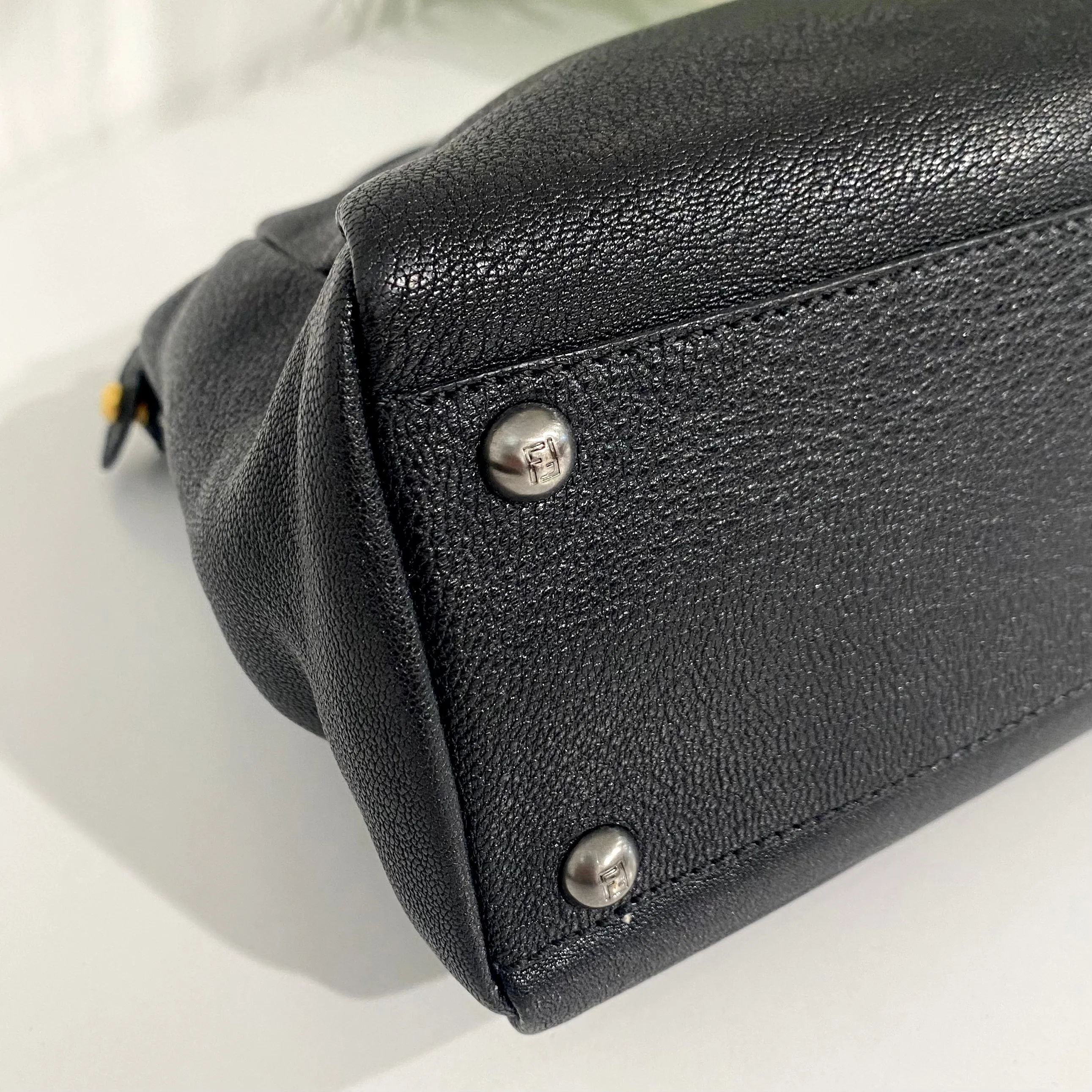 Fendi Black Medium Peekaboo Bag