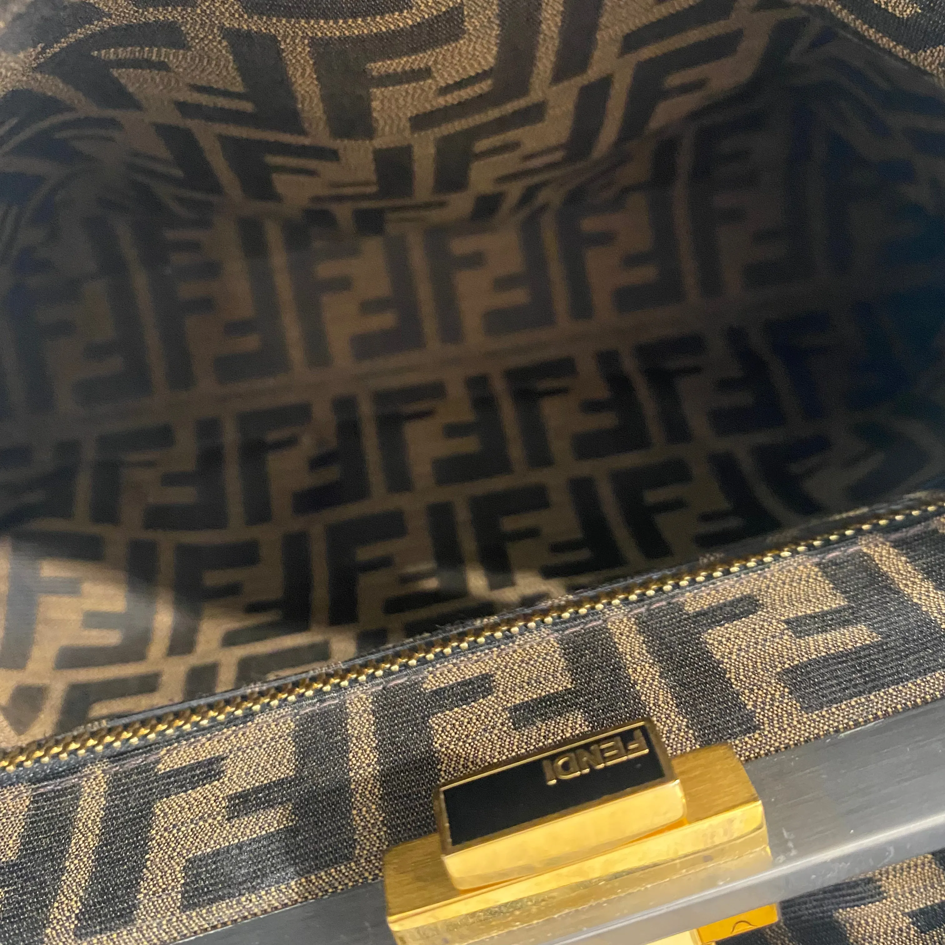 Fendi Black Medium Peekaboo Bag