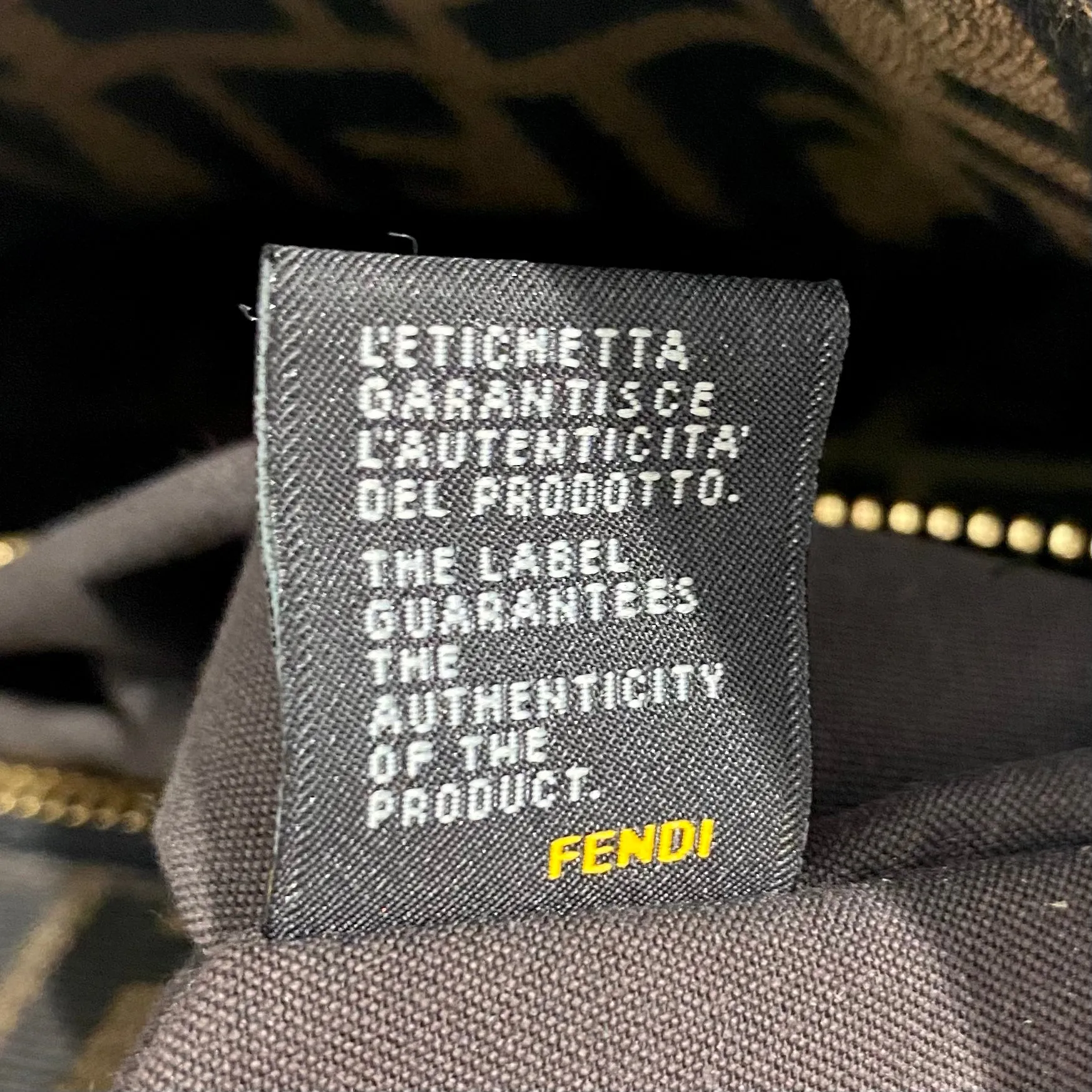 Fendi Black Medium Peekaboo Bag