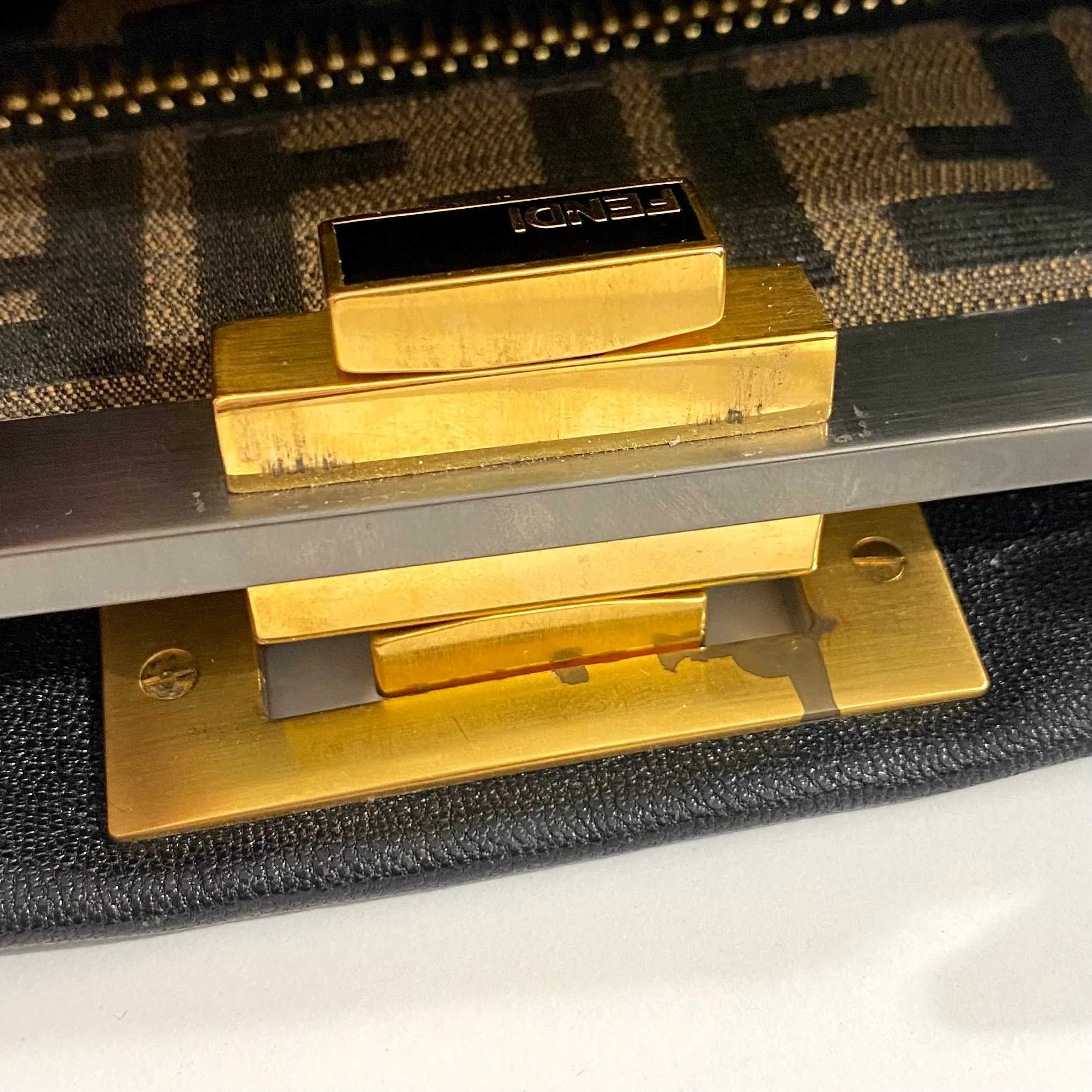 Fendi Black Medium Peekaboo Bag