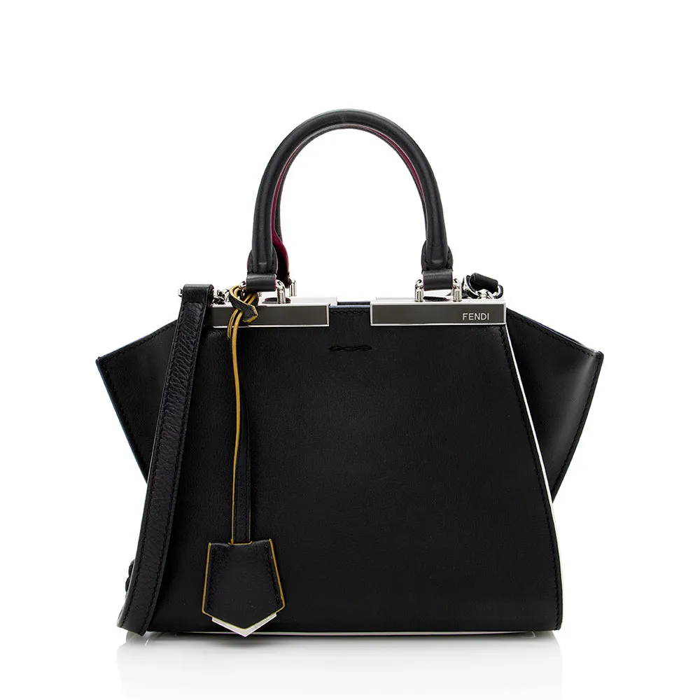 Fendi Leather Petite 2Jours Tote (SHF-20185)