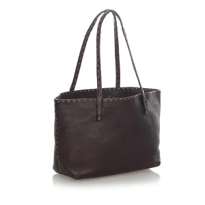 Fendi Selleria Leather Tote Bag (SHG-23498)