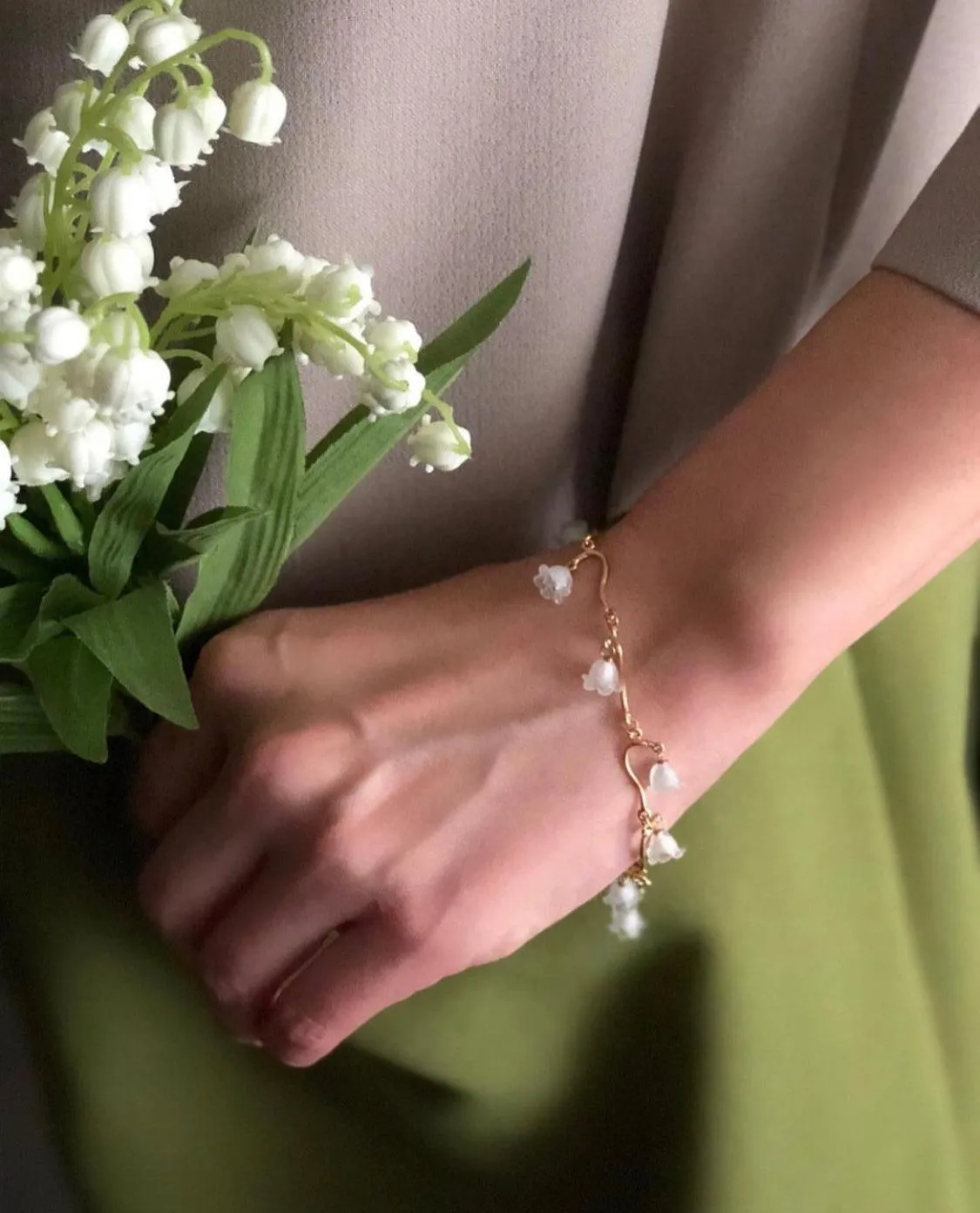 Fine Lily of the Valley Bracelet