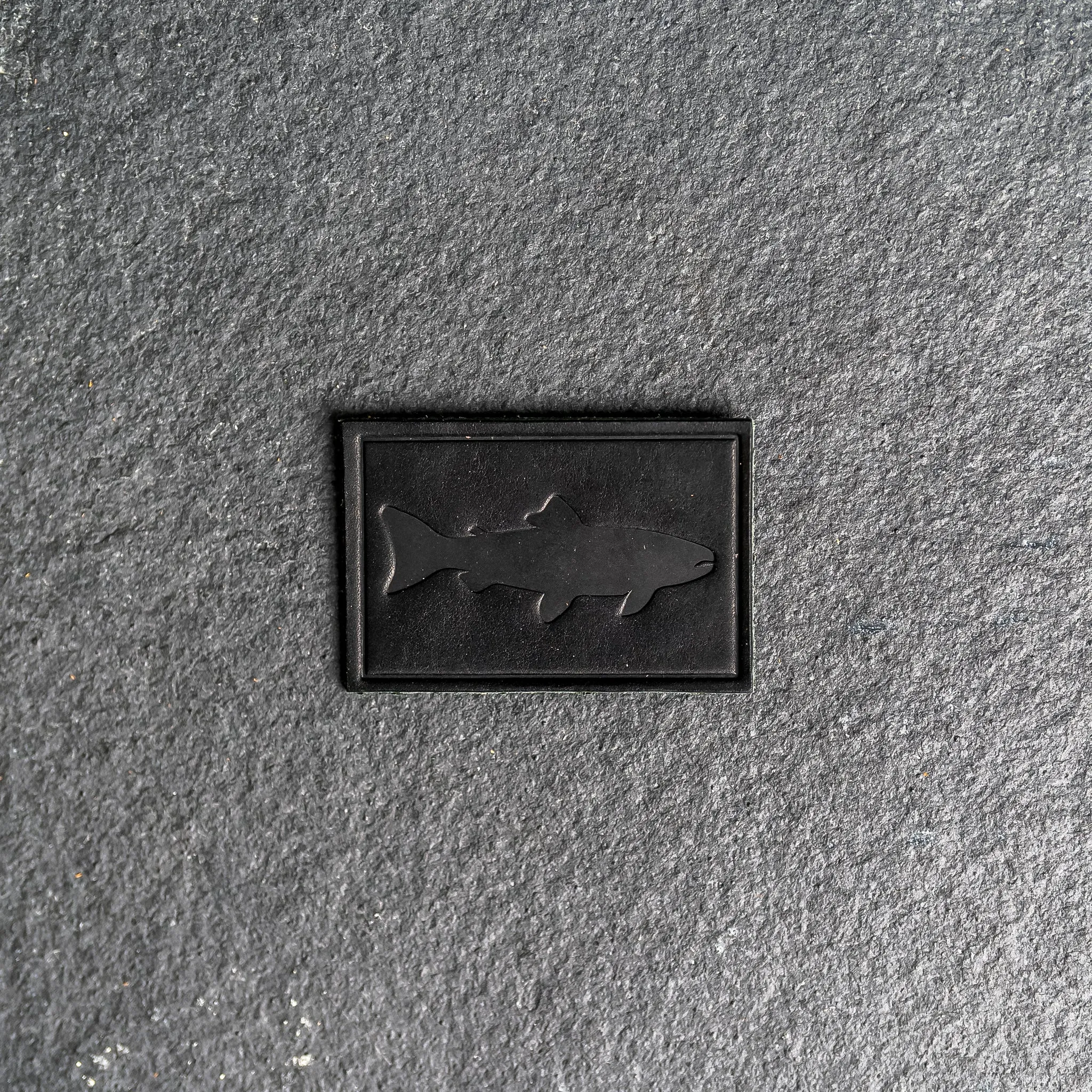 Fish Leather Patches with optional Velcro added