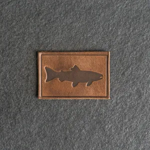 Fish Leather Patches with optional Velcro added