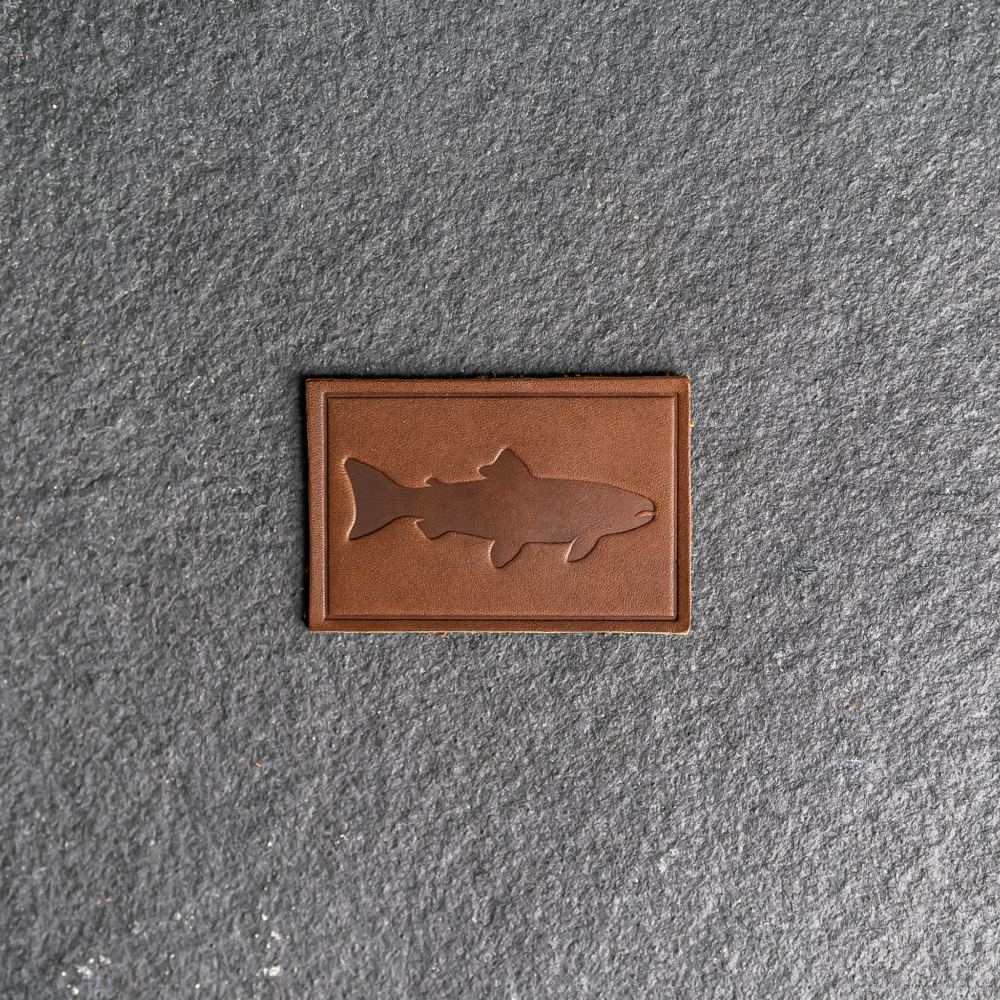 Fish Leather Patches with optional Velcro added