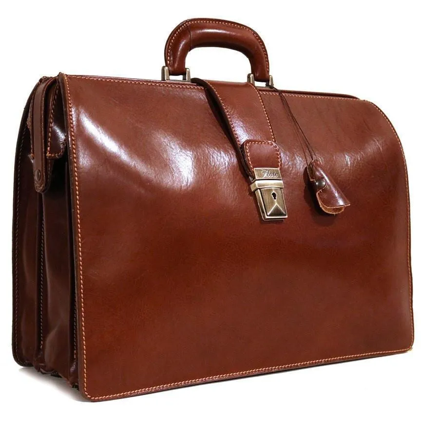 Floto Leather Ciabatta Briefcase