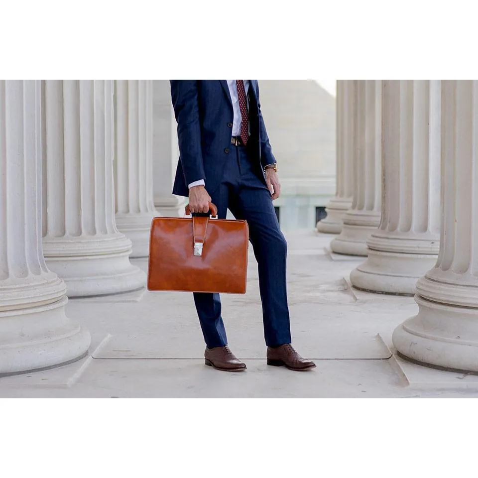 Floto Leather Ciabatta Briefcase