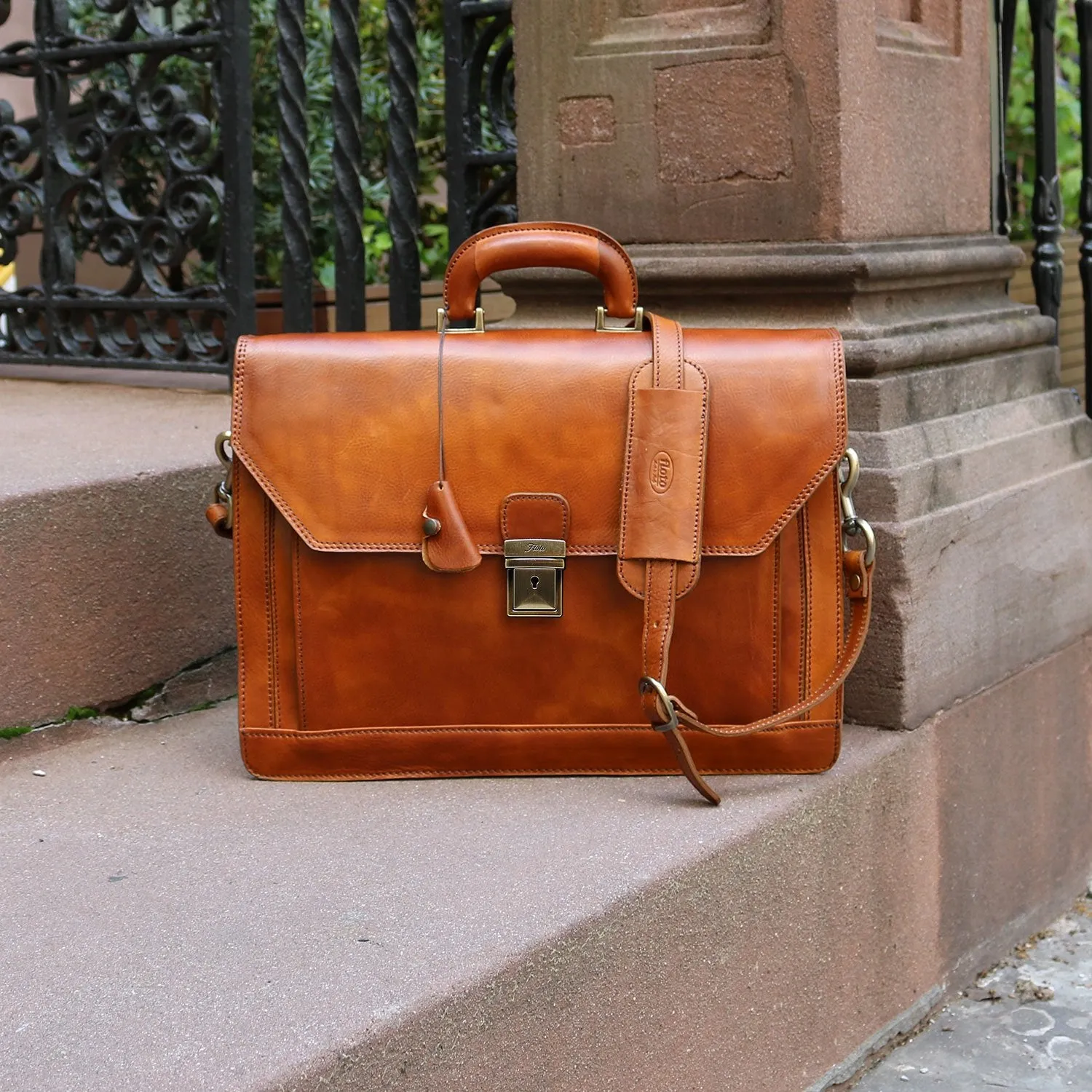 Floto Leather Venezia Briefcase