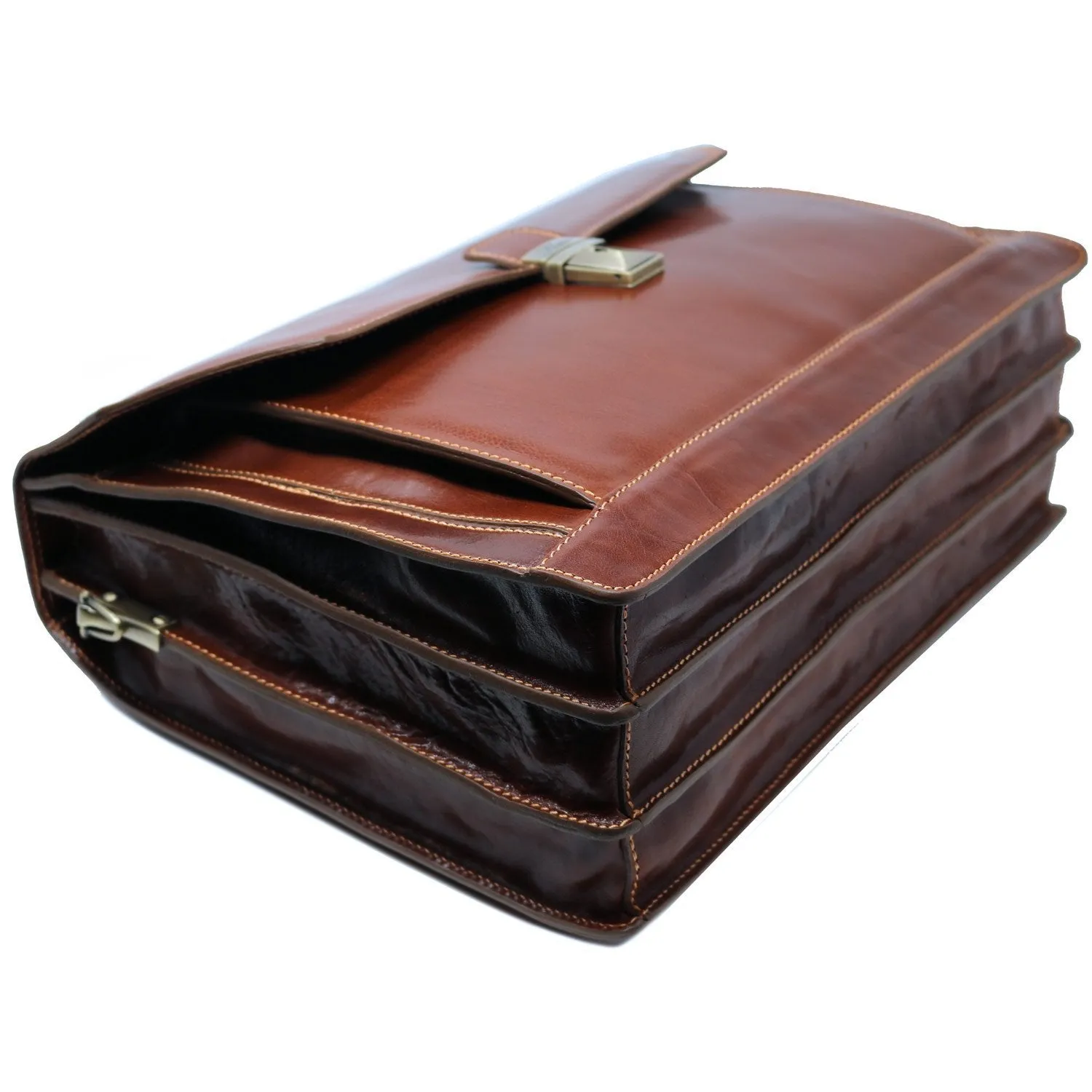 Floto Leather Venezia Briefcase