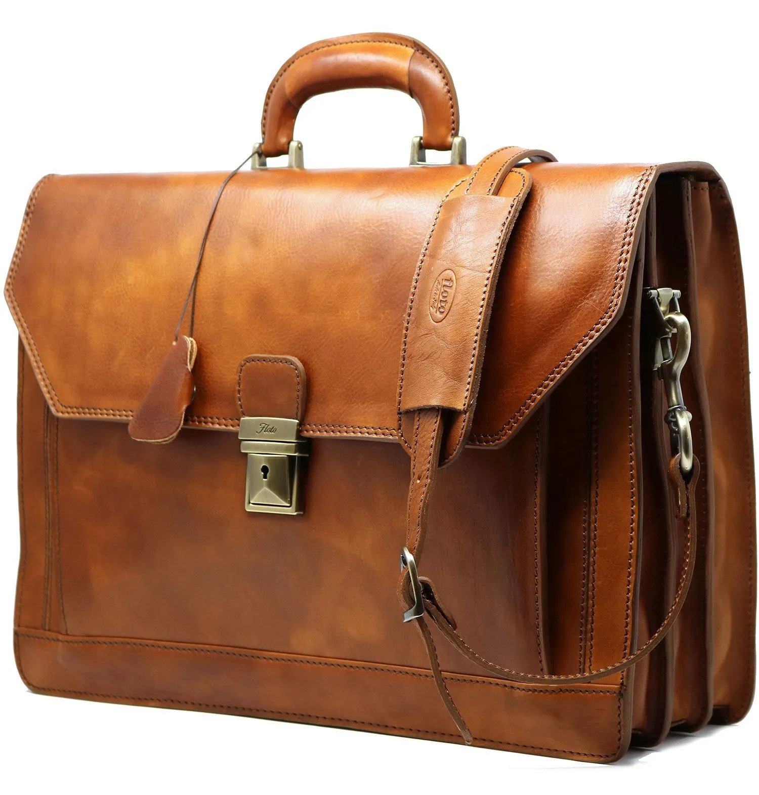 Floto Leather Venezia Briefcase