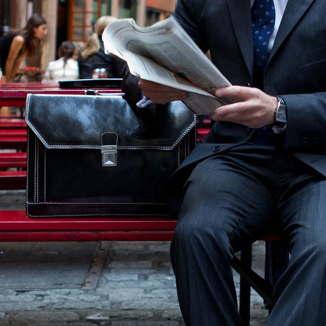 Floto Leather Venezia Briefcase