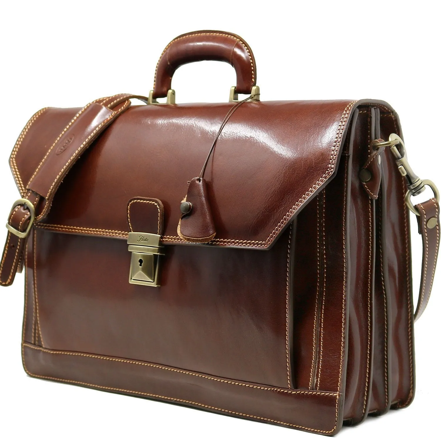 Floto Leather Venezia Briefcase