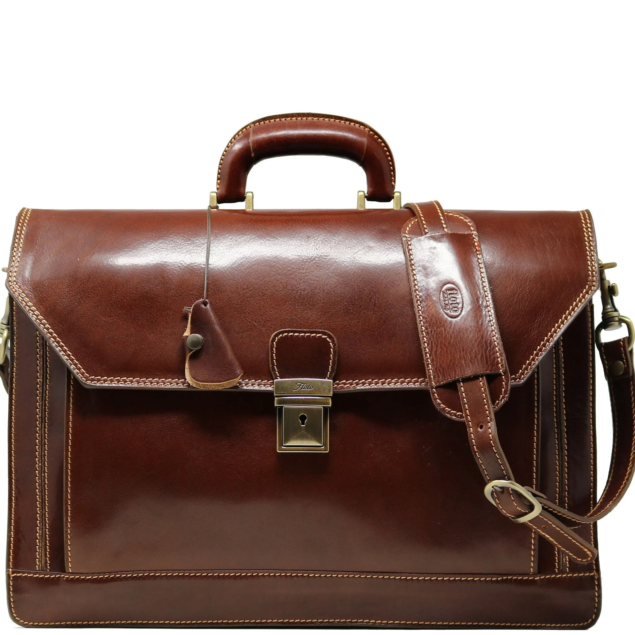 Floto Leather Venezia Briefcase