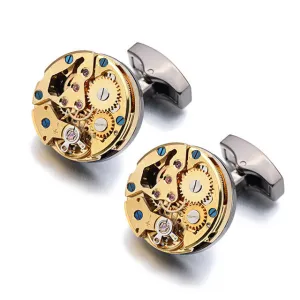 'Geared to Go' Steampunk Cufflinks