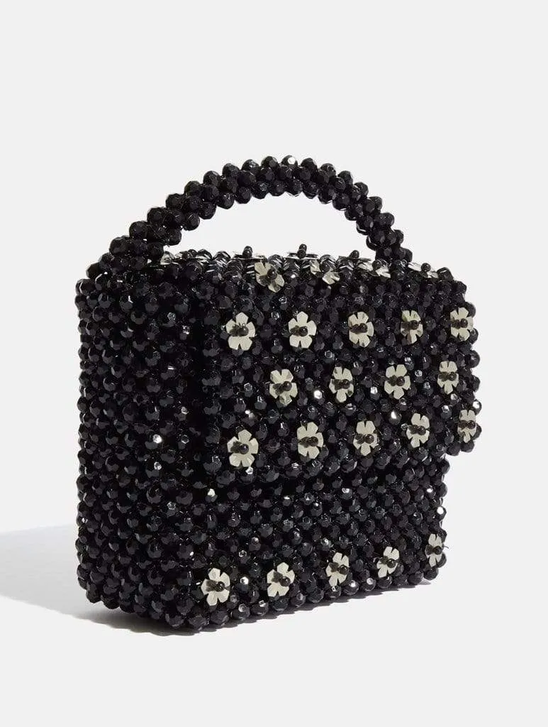 Gia Daisy Noir Tote Bag