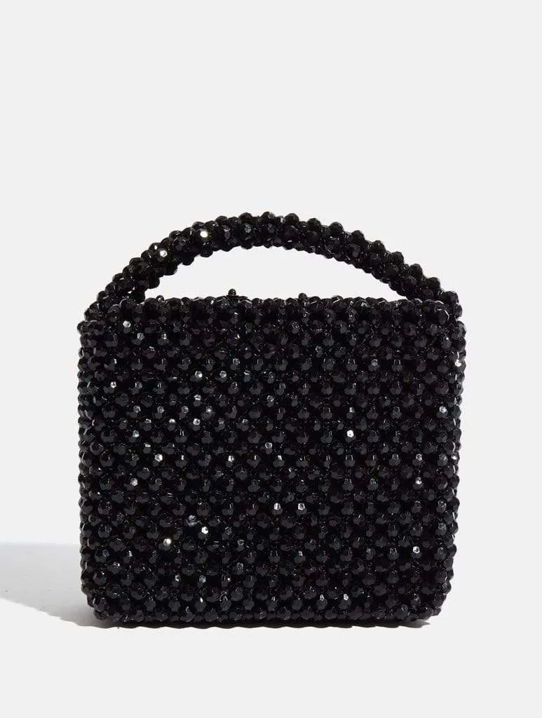 Gia Daisy Noir Tote Bag