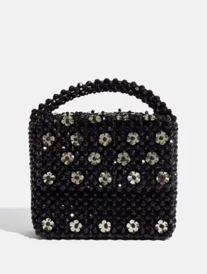 Gia Daisy Noir Tote Bag