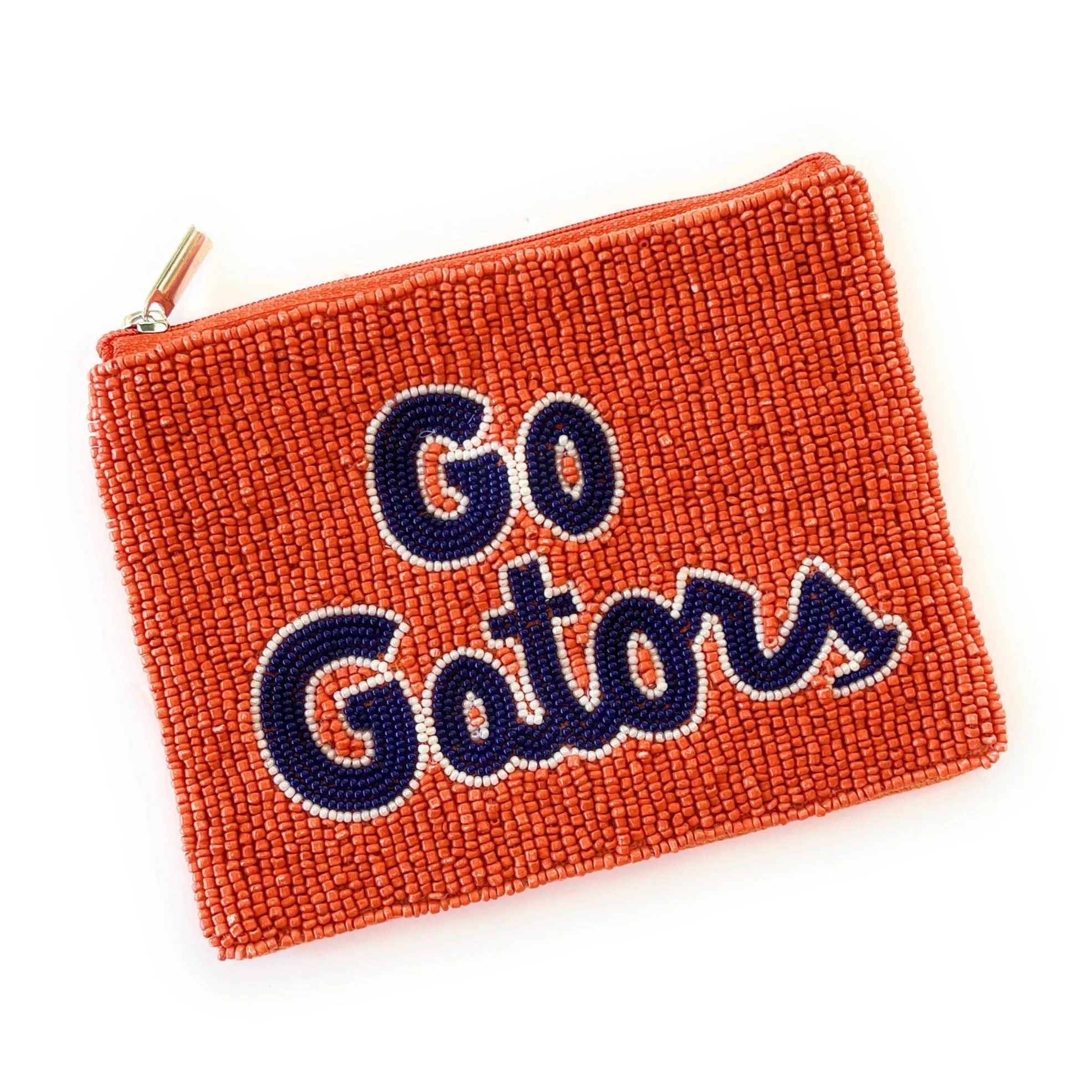 Go Gators Beaded Coin Purse