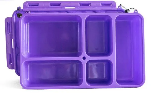 Go Green Lunch Box - Confetti with Purple Box