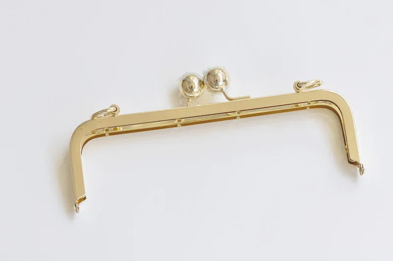 Gold Purse Frame Clutch Bag Purse Frame With Screws 20cm