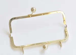 Gold Purse Frame Clutch Bag Purse Frame With Screws 20cm