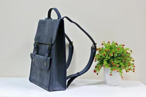 Handmade Leather Travel Backpack For Women