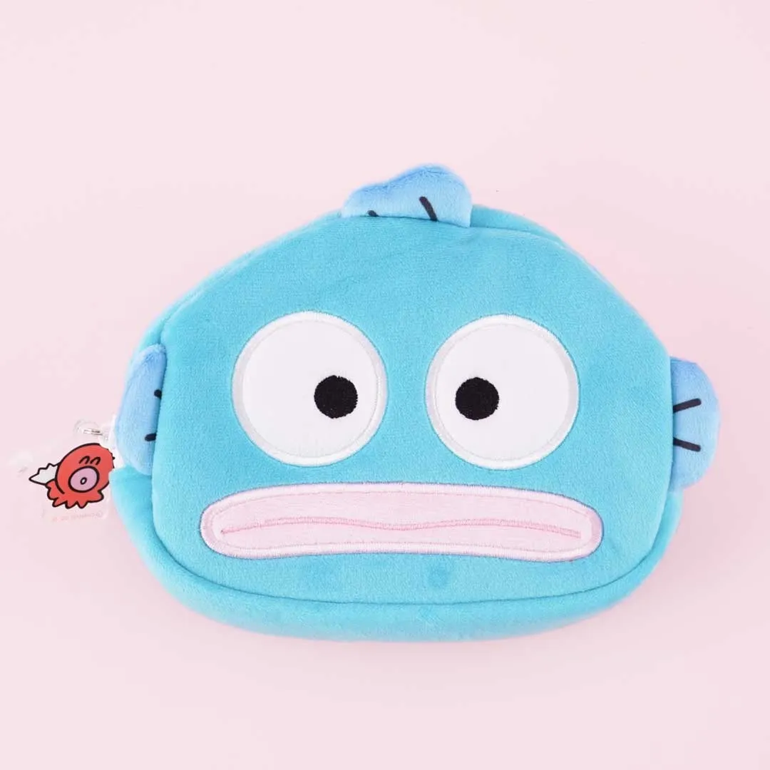 Hangyodon Face Embroidered Cosmetic Bag