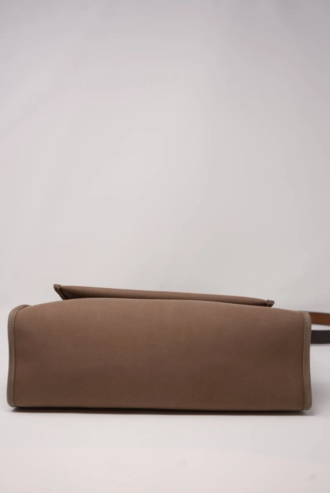 Hermes Herbag 31 Canvas/ Leather Etoupe(As Is)