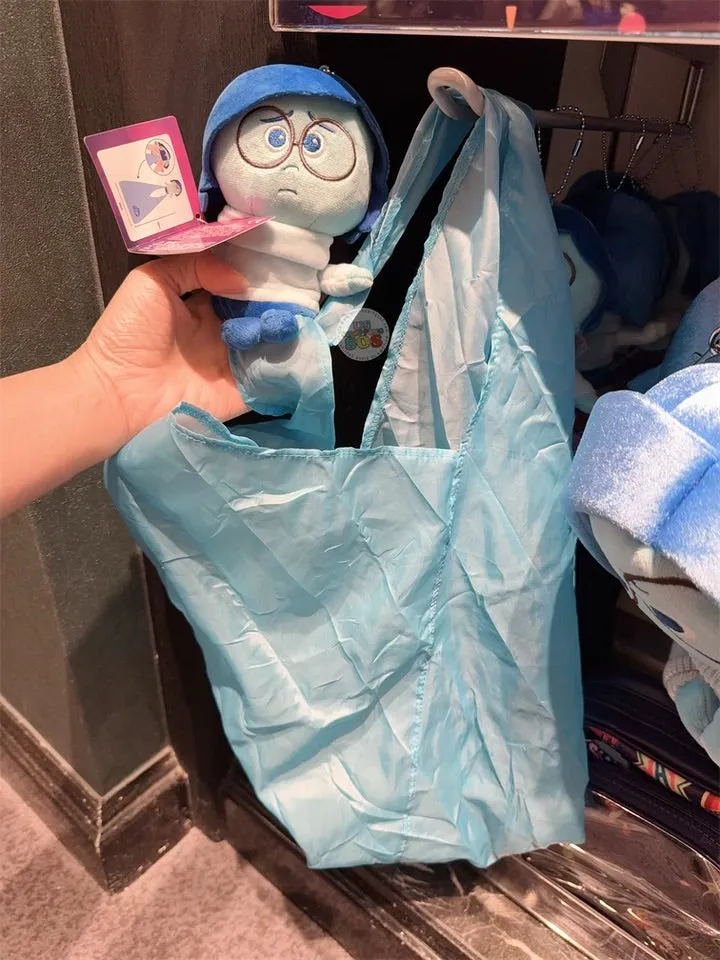 HKDL - Inside Out 2 Sadness 2 in 1 Eco/Shopping Bag & Plush Toy