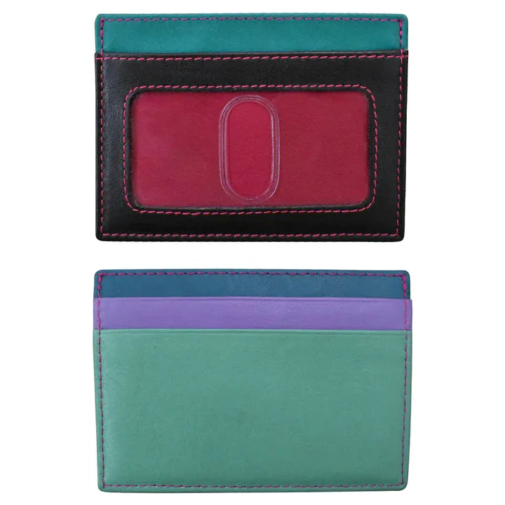 ili New York RFID Card Case Leather Wallet - 7201