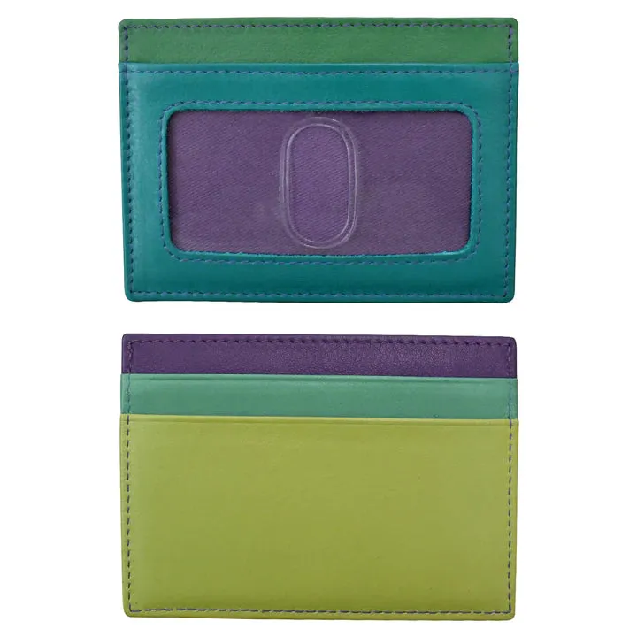 ili New York RFID Card Case Leather Wallet - 7201