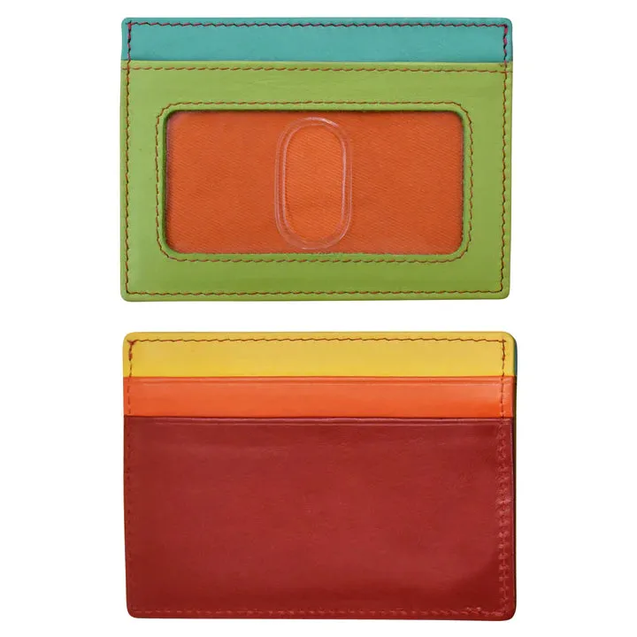 ili New York RFID Card Case Leather Wallet - 7201