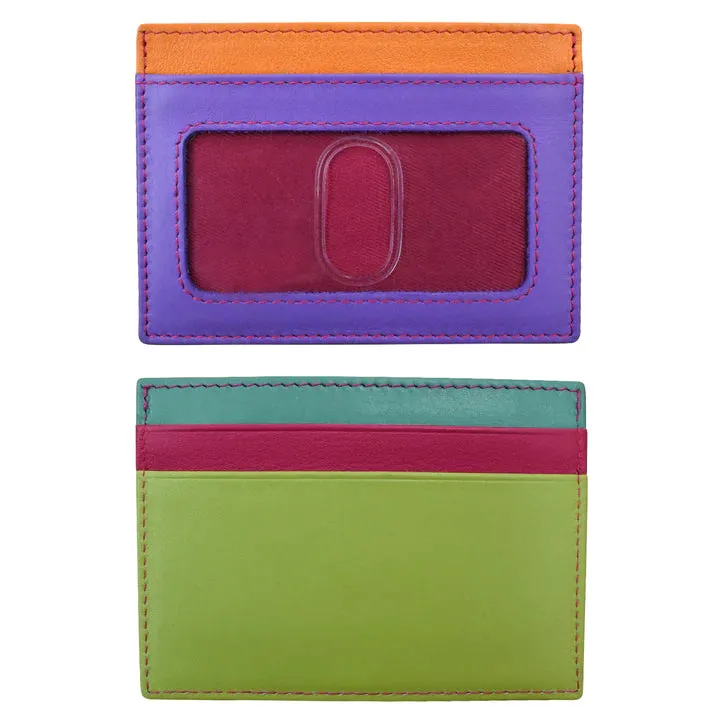 ili New York RFID Card Case Leather Wallet - 7201