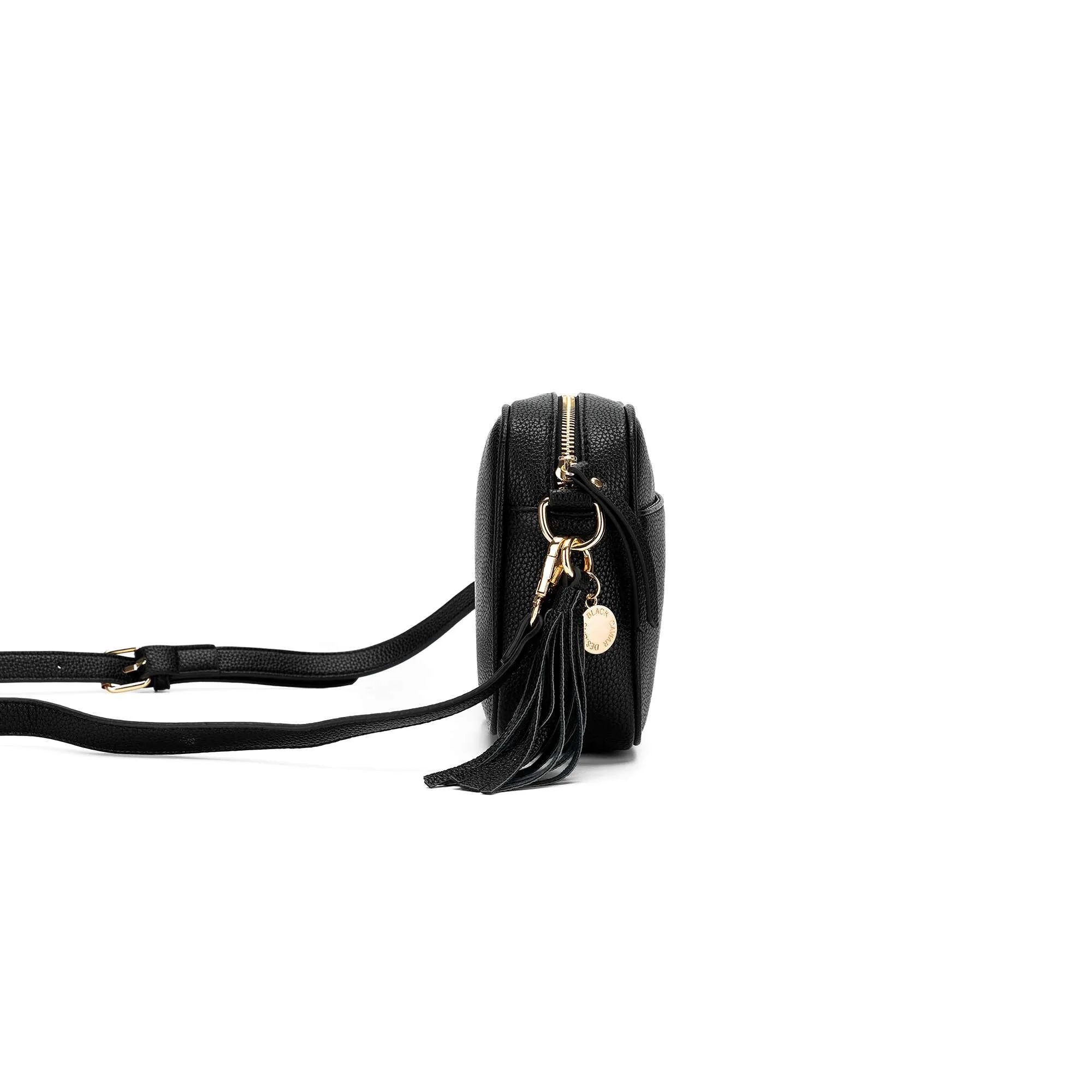 Indie Black Crossbody Bag