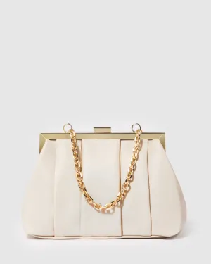 Ivory Madison Frame Clutch Bag