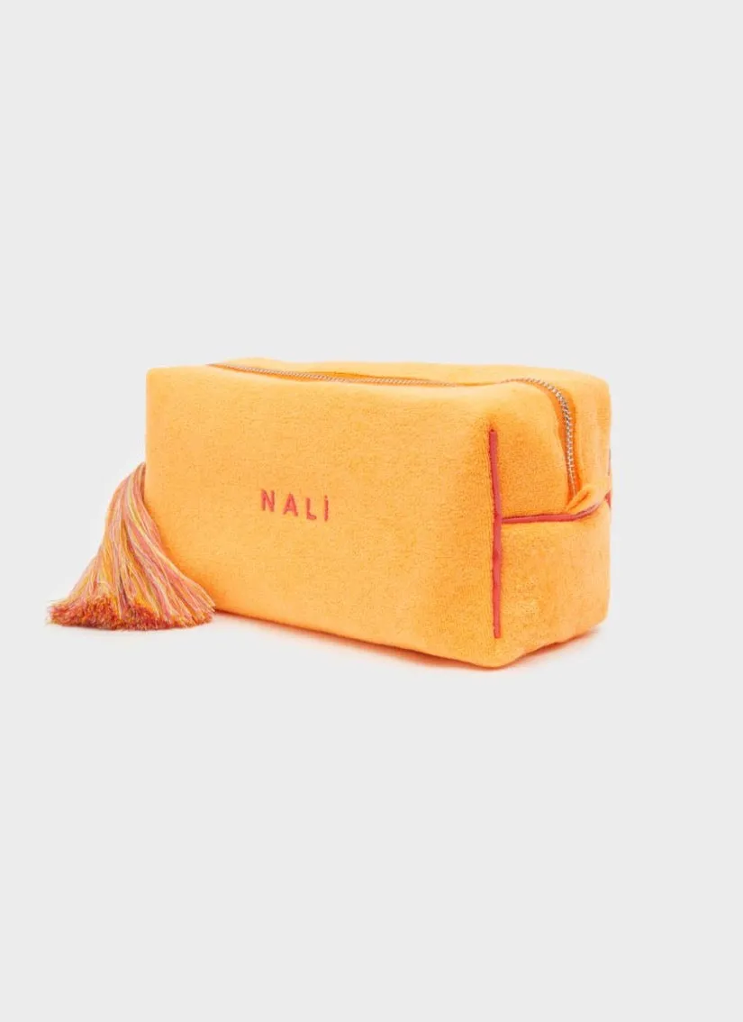 Josephine Terrycloth Wash Bag Orange