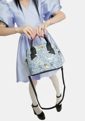 Kitty Kitsch PVC Dome Crossbody Bag