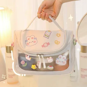 Label Me Cute Large Makeup Bag