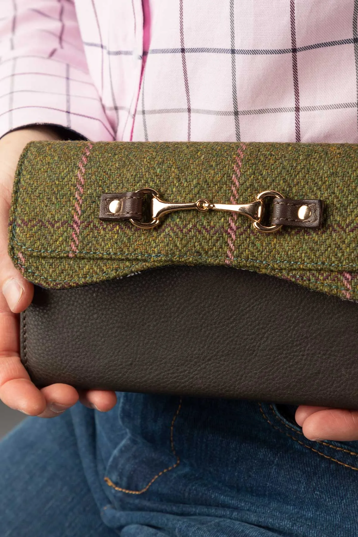 Ladies Tweed Snaffle Purse - Helmsley