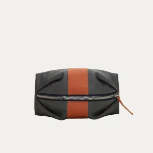 Large Travel Pouch | Grey   Orange "The Jordan"