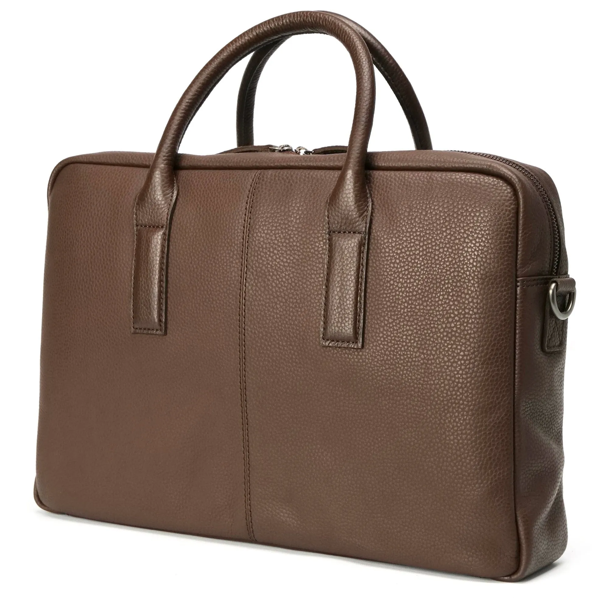 Leather Briefcase  Brown