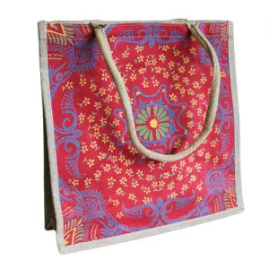 Lrg Shopping Bag Red Alpana