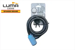 Luma Enduro 7334 Cable Bicycle Lock 65cm Blue