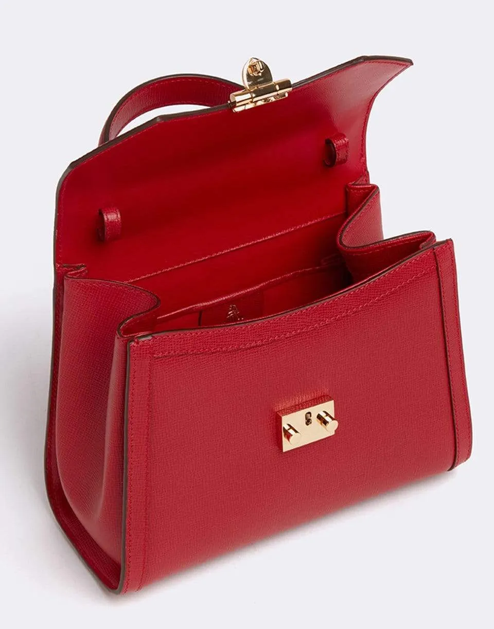 Madeline Mini Lady Leather Top Handle Bag